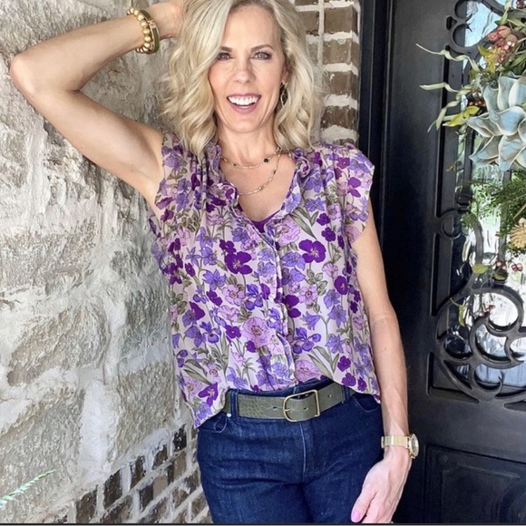 NWT | CAbi 4168 Trifle Top - Picture 1 of 7